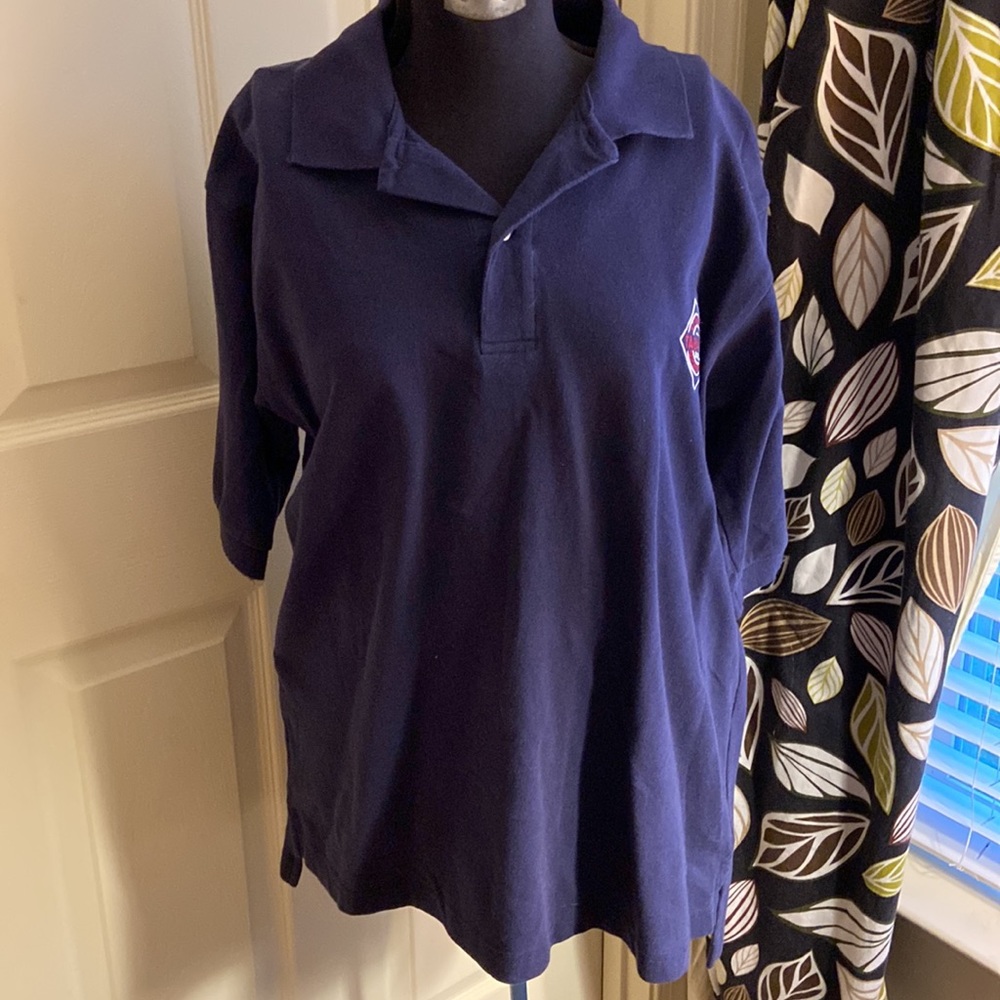 Tabasco navy blue polo size medium